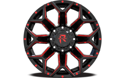 Revenge Offroad RV-202 Black And Red Milled 6X135,6X139.7 Size 20X10 -19ET