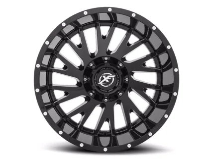 XF Offroad XF-221 20x12 -44 Gloss Black Milled 6X135,6X139.7