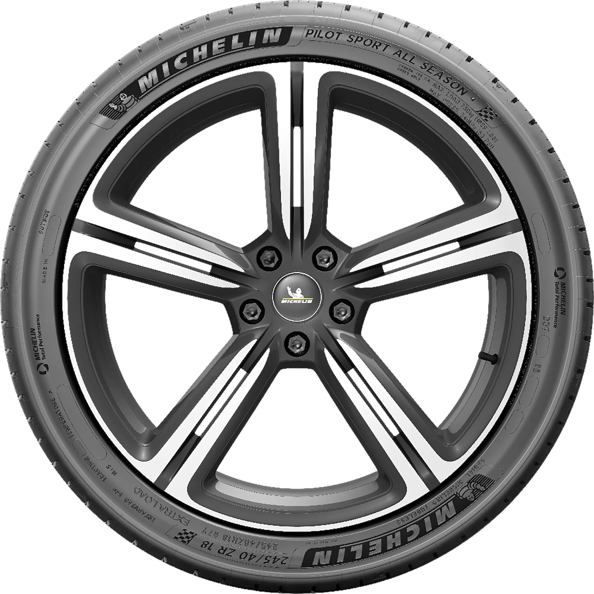 Michelin Pilot Sport A/S 4 265/35ZR19XL 98Y All-Season Tire - Image 3