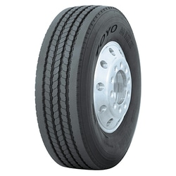 Toyo AP RIB M122 285/75R24.5 Commercial Truck Tire with 14 Ply and Black Wall Sidewall
