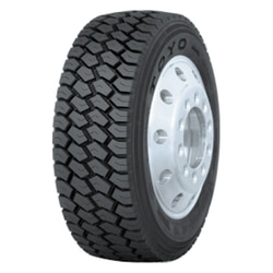 Toyo OSD M608Z Regional Drive Tire 285/70R19.5 with 16 Ply and Black Wall Sidewall