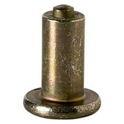Bruno Wessel TSMI-13# B/W-U Gold Tire Stud for Enhanced Traction and Durability