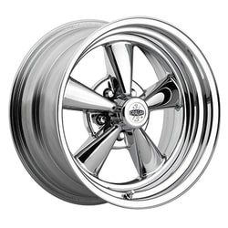 Cragar 61C Chrome Steel Wheel - 15x8 Inches, 5x4.75 Bolt Pattern, -13 Offset