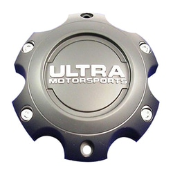 Ultra 89-9765SB Satin Black Bolt-On Closed Cap for 6x5.50/135 Tires