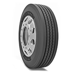Firestone FS561 245/70R19.5 Commercial Truck Tire with Black Wall Sidewall