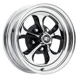 Cragar 325699 15x6 Keystone Klassic Aluminum Wheel - Multi Bolt Patterns for Classic and Custom Vehicles