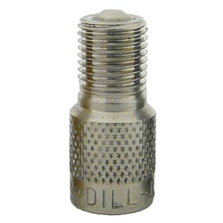 Dill 6541-N-50 TPMS Valve - Dual Seal Flow-Thru Metal Valve Cap and Extension Made in USA