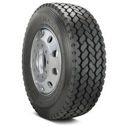 Dynatrac MA440 Wide Base MXD Service All-Position Tire 425/65R22.5 with 20 Ply and Black Wall Sidewall