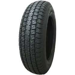Hi Run ST215/75D14/6 Bias Trailer Tire with 14-inch Rim, Black Wall Sidewall