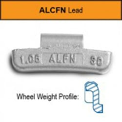 Cascade 40 Gram Aluminum Wheel Weights with Orange Coating – Pack of 25
