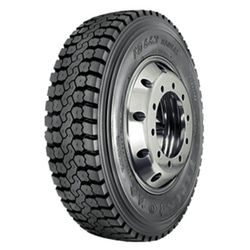 Firestone FD663 11R22.5/14 Radial Bias Tire with Black Wall Sidewall