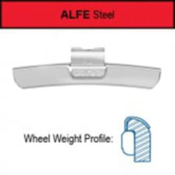 Cascade 0.75 oz Alfe Red Coated Wheel Weights (25 Pack) - Reliable Tire Balancing