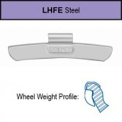 Cascade 0.5 oz LHFE Purple Coated Wheel Weights (25 Pack) – Reliable Tire Balancing