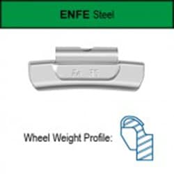 Cascade Green Coated Wheel Weights 35 Gram - 25 Pack