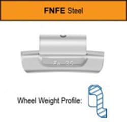 Cascade 15 GM FNFE Orange Coated Wheel Weights (25 Pack) – Precision Balance for Vehicles