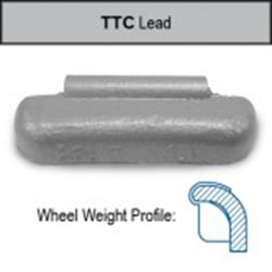 Cascade 3 oz TTC Silver Coated Wheel Weights (Part Number 5530540300)