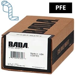 Cascade 0.50 oz Black PFE Wheel Weights - Precision Tire Balancing for Vehicles