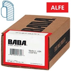 Cascade 1.75 oz Red Aluminum Wheel Weights - Reliable Tire Balancing