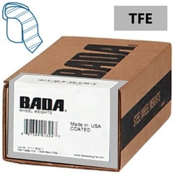 Cascade 1.50 oz Silver TFE Wheel Weights for Automotive Balancing