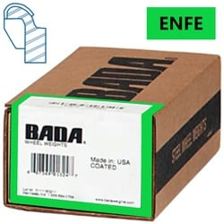 Cascade 40 GM Enfe Green Coated Wheel Weights – Box of 10