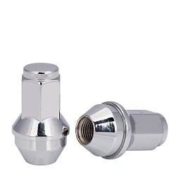 Vista 1/2 Inch Bulge Acorn Lug Nut - Chrome, Pack of 100 - Image 7