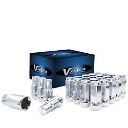 Vista 20-piece Chrome 1/2 inch Bulge Acorn Spline Lug Nut Install Kit (Part # DPC55012S) - Image 4