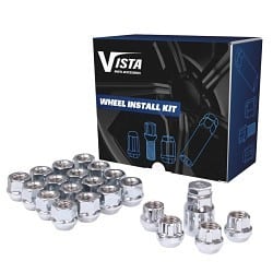 Vista 24-Piece Chrome Open Spline Lug Nut Install Kit, 12x1.50 - Image 8