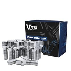 West Coast 20-Piece Install Kit with Chrome 14x1.50 Conical Lug Bolts (17mm Hex, 24mm) - Model DPC24014CBH - Image 3