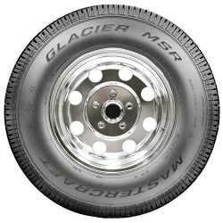 Mastercraft Glacier MSR LT245/75R16 Winter Tire with 10 Ply and 13 Snow Studs