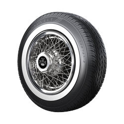 Vogue 235/75R15XL Custom Built Radial VIII WW All Season Tire with White Wall Sidewall