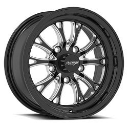 Boyd Coddington BC3 Bristol 17-Inch Alloy Wheel with 5x4.75 Bolt Pattern and -24 Offset