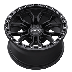 Dropstars Trail Series 17x9 Cast Aluminum Wheel with 6x5.50 Bolt Pattern and Hub Centric Ring