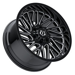 TIS 553BM 20x9 Cast Aluminum Wheel with 8x180 Bolt Pattern and +18 Offset
