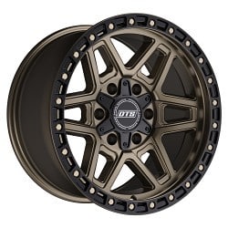 Dropstars Trail Series 602BZB 18x9 Cast Aluminum Wheel with 6x135 and 6x5.50 Bolt Pattern, +18 Offset