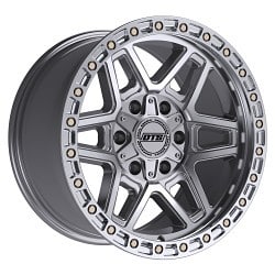 Dropstars Trail Series 20x10 Cast Aluminum Wheel - 5x5.00 / 5x5.50 Bolt Pattern, -19 Offset, Hub Centric Ring Included