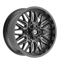 Gear Off Road 775BM 20x10 Cast Aluminum Wheel with 5x5.00 / 5x5.50 Bolt Pattern and -19 Offset