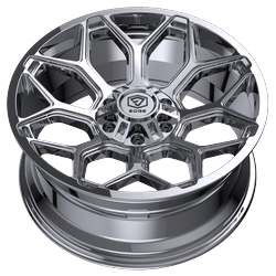 Edge Off Road 302C 20x10 Cast Aluminum Wheel with 5x5.00 / 5x5.50 Bolt Pattern and -19 Offset