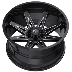 Edge Off Road 20x9 Cast Aluminum Wheel with 6x135 and 6x5.50 Bolt Pattern, +18 Offset, Hubcentric Ring Included - Model 304BM
