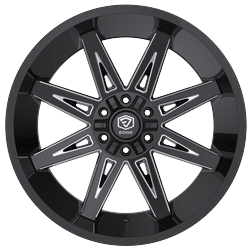 Edge Off Road 20x9 Cast Aluminum Wheel with 6x135 and 6x5.50 Bolt Pattern, +18 Offset, Hubcentric Ring Included - Model 304BM - Image 2