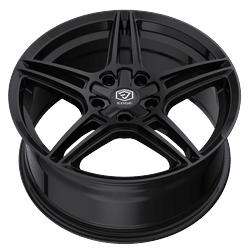 Edge Street 354B Cast Aluminum 17x7.5 Inch Wheel with 5x108 and 5x4.50 Bolt Pattern - Offset +40