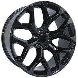 OEP 176B Cast Aluminum 20x9 Wheel with 6x5.50 Bolt Pattern and +24 Offset