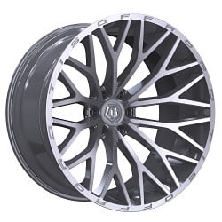 TIS 566BSM 18x9 Cast Aluminum Wheel with 5x5.00 Bolt Pattern and +00 Offset - Image 3