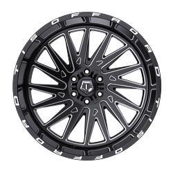 TIS 547BM 22x12 Cast Aluminum Wheel with 8x6.50 Bolt Pattern and -44 Offset - Image 2