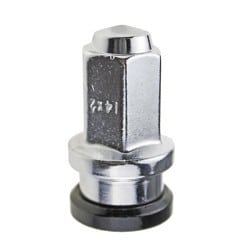 Vista 14x2.00 Bulge Acorn Truck Spline Closed-End Lug Nut (Box of 80) - Black - Image 6