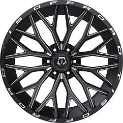 TIS 566BM 24x12 Cast Aluminum Wheel with 6x5.50 Bolt Pattern and -44 Offset - Image 3