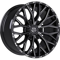 TIS 566BM 24x12 Cast Aluminum Wheel with 6x5.50 Bolt Pattern and -44 Offset - Image 5